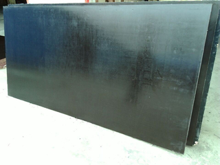 12X4X8 Black Film Faced Plywood, Poplar Core, WBP Glue